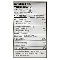 Maple Leaf Natural Smoked Original Sausage