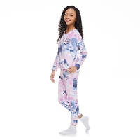 Pyjama 2 pièces avec manchettes Justice pour filles