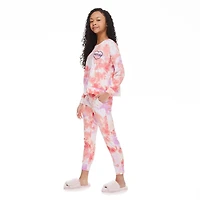 Pyjama 2 pièces avec manchettes Justice pour filles