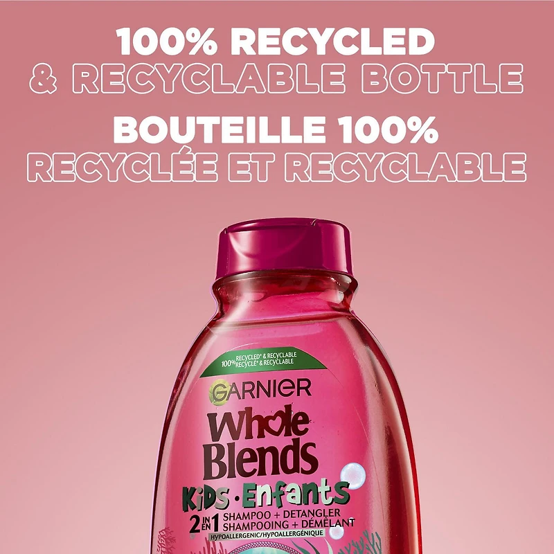 Garnier Whole Blends 2-in1 Kids Shampoo, Cherry