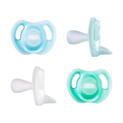 Sucette en silicone Ultra légère de Tommee Tippee - 0-6 mois, paquet de 4