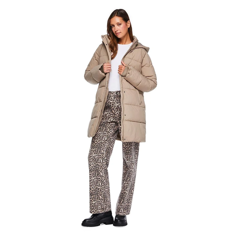 George Women's Mid Length Puffer Coat