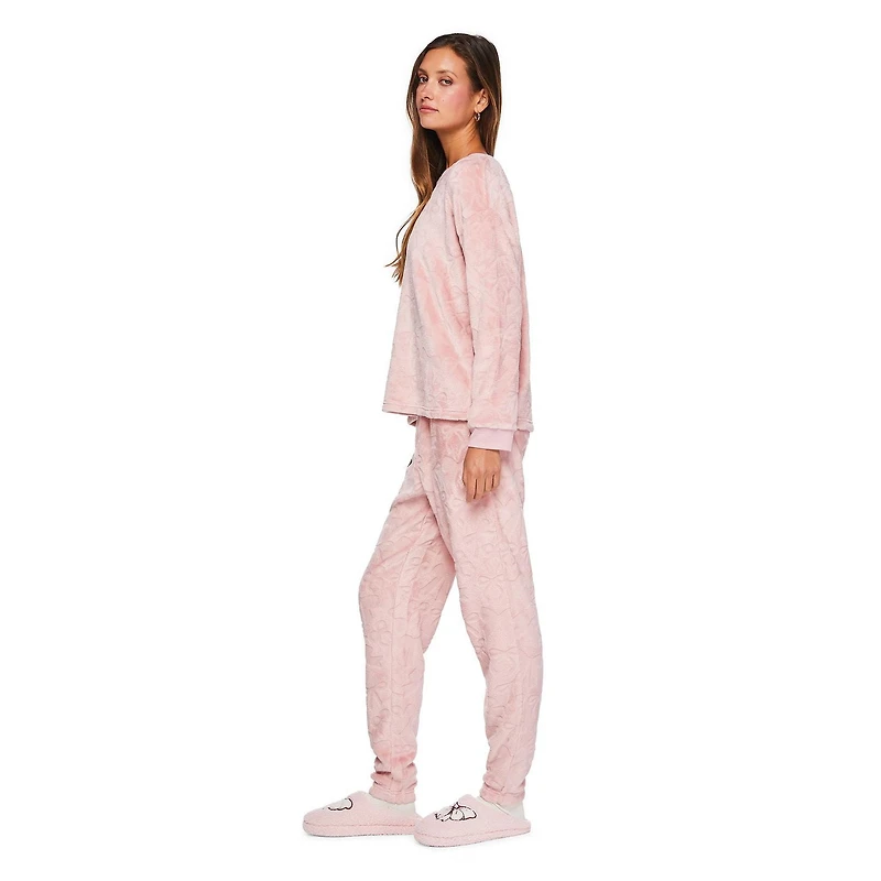Pyjama 2 pièces en peluche George pour femmes