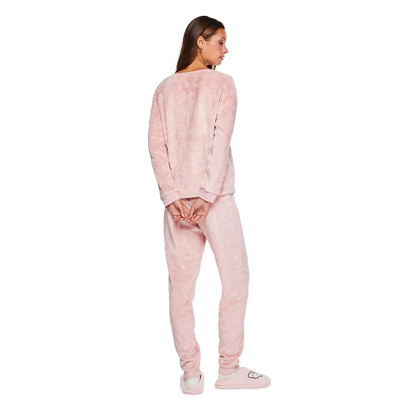 Pyjama 2 pièces en peluche George pour femmes