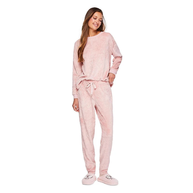 Pyjama 2 pièces en peluche George pour femmes