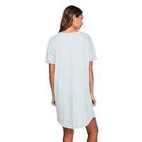 Chemise de nuit à encolure ras du cou George pour femmes