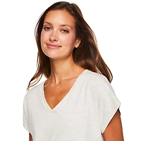 Chemise de nuit à encolure en V George pour femmes