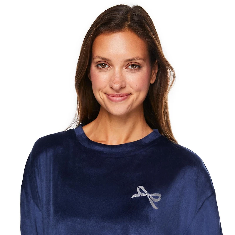 Pyjama 2 pièces en velours George pour femmes