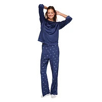 Pyjama 2 pièces en velours George pour femmes