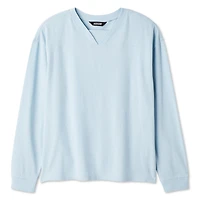 T-shirt délavé à manches longues avec couture l’empiècement Jackson pour garçons