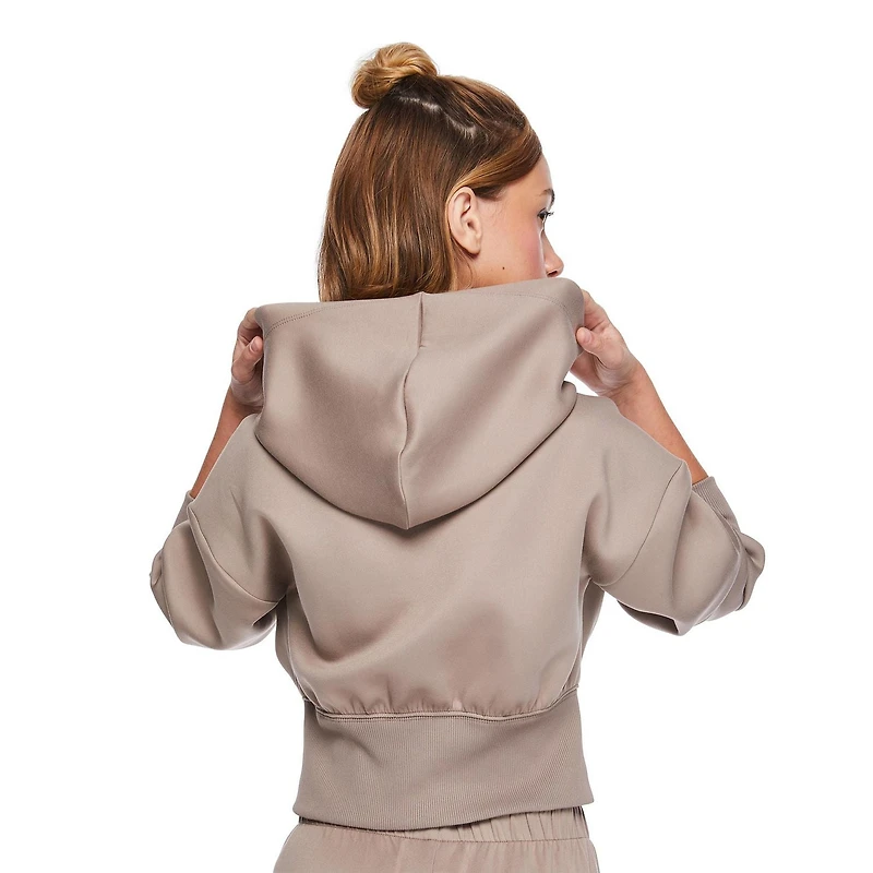 Haut à capuchon écourté style corset manches longues My Sister’s Closet pour filles Tailles P-TTG