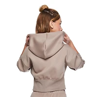 Haut à capuchon écourté style corset manches longues My Sister’s Closet pour filles Tailles P-TTG