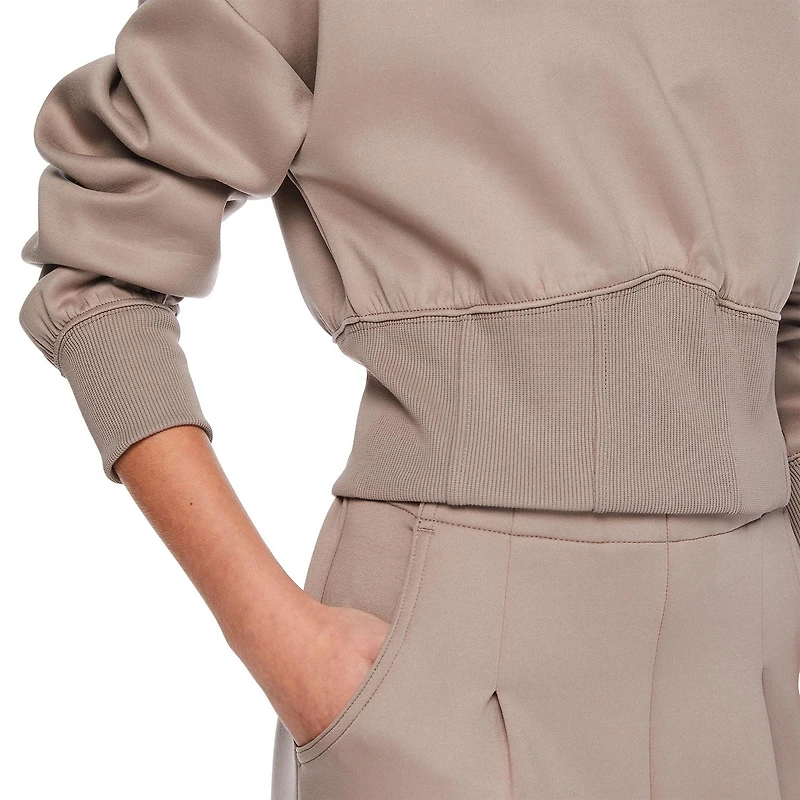 Haut à capuchon écourté style corset manches longues My Sister’s Closet pour filles Tailles P-TTG