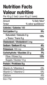 Chocolat noir et noix de coco à la menthe SoLo GI® barres nutritives et énergétiques