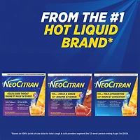 NeoCitran Extra Strength Cold & Sinus Night Lemon, 10 Pouches