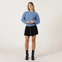 Bloom Girl Pull à manches longues avec détails floraux