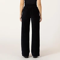 Bloom Girl Pantalon large en velours côtelé avec taille élastique