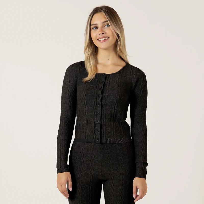 Bloom Girl Long sleeve fitted cardigan