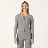 Bloom Girl Long sleeve fitted cardigan