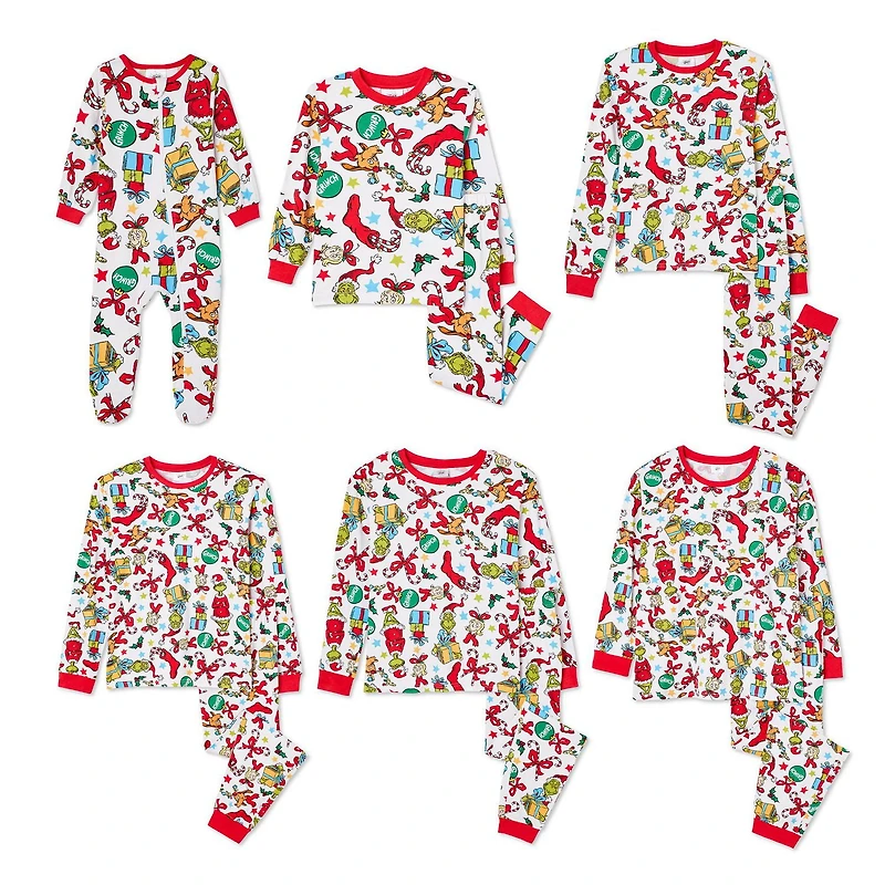 Pyjama The Grinch pour la famille Tailles pour toute la famille