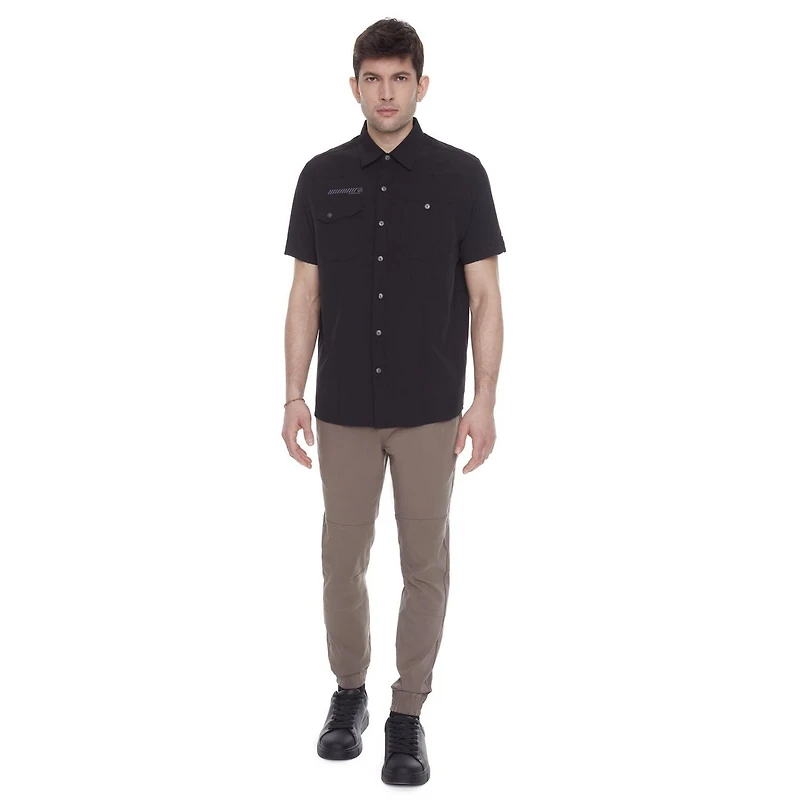 Jogging "Super Stretch " Dark Black pour hommes