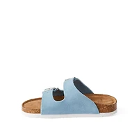 Time and Tru Women's Double Buckle Sandals