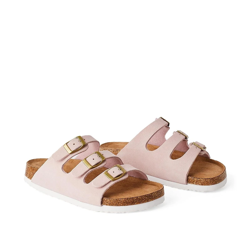 Sandales à triple boucle Time and Tru pour femmes