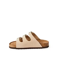 Time and Tru Women's Triple Buckle Sandals