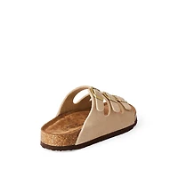 Time and Tru Women's Triple Buckle Sandals