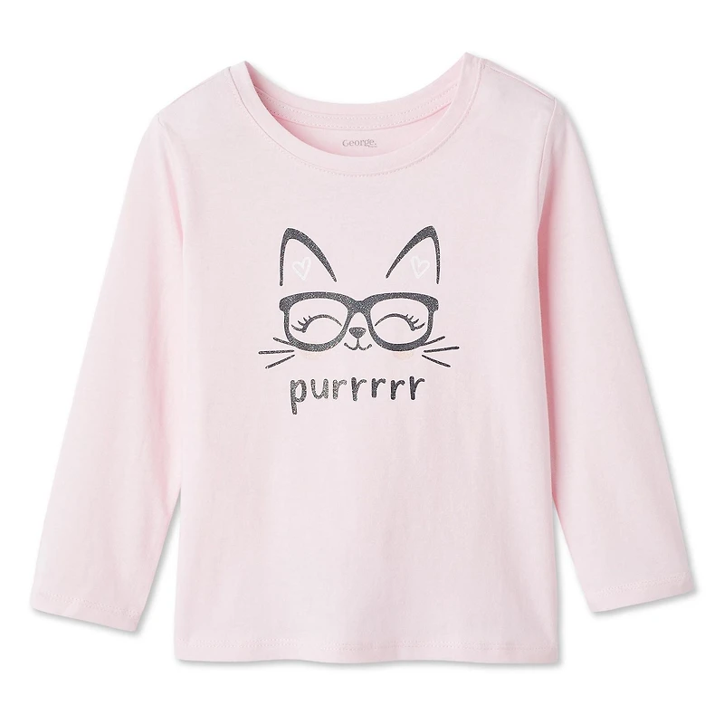 George Toddler Girls' Long-Sleeve Graphic T-Shirt