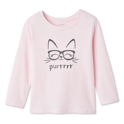 George Toddler Girls' Long-Sleeve Graphic T-Shirt