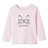 George Toddler Girls' Long-Sleeve Graphic T-Shirt