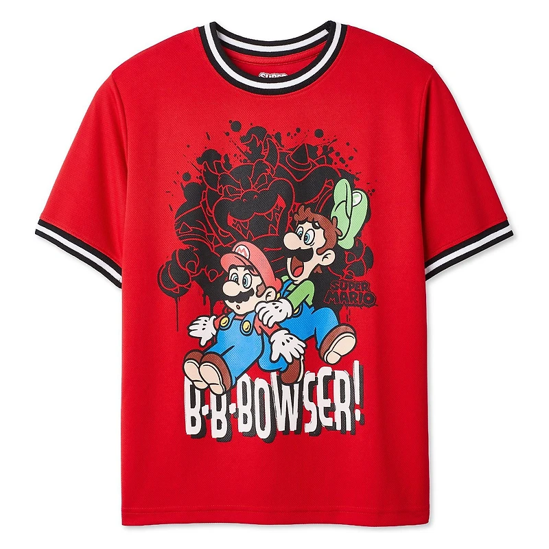 T-shirt en maille Bowser Super Mario pour garçons