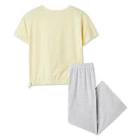 Ensemble 2 pièces avec pantalon à jambe large George pour filles