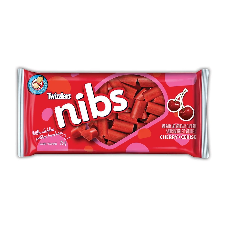 Friandises à la cerise TWIZZLERS NIBS 75g