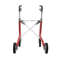 byAcre Carbon Fiber Rollator with 16.5" W x 24" H Regular Seat, Red
