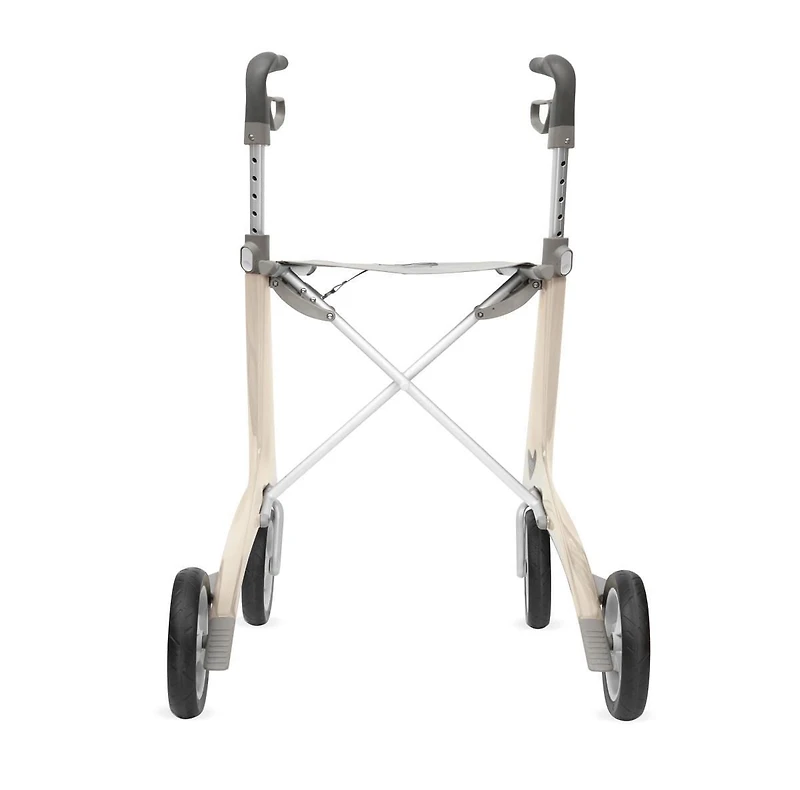 Déambulateur en fibre de carbone byAcre avec siège standard de 41,9 cm (l) x 61 cm (h), blanc