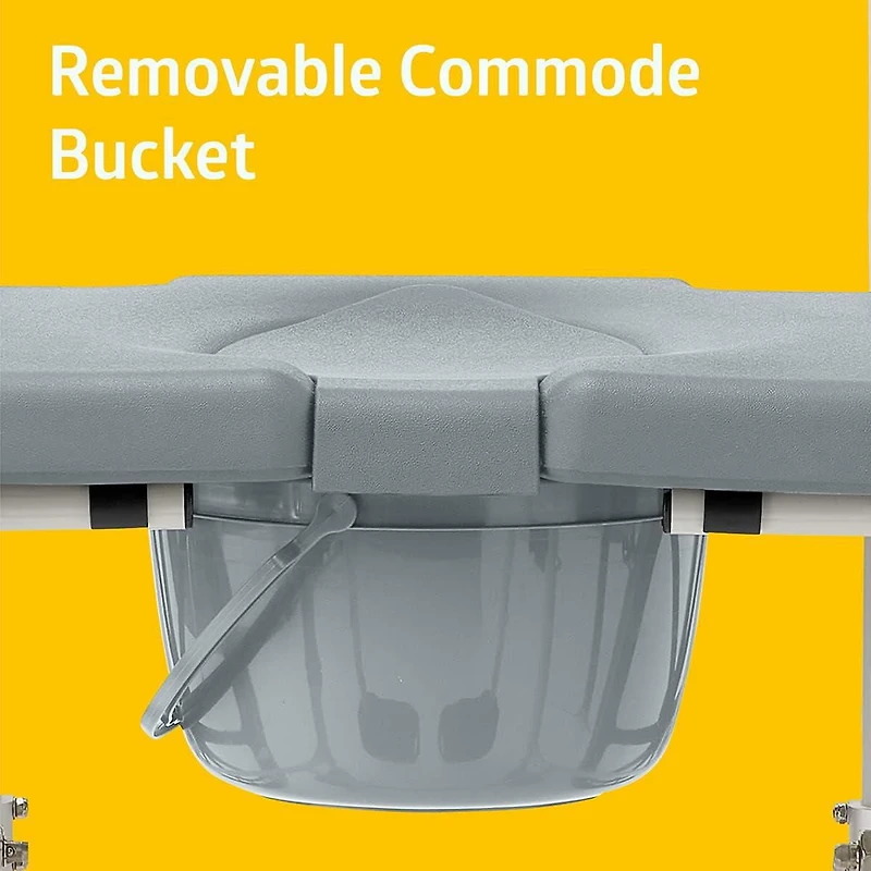 Medline Aluminum Shower Commode Wheelchair