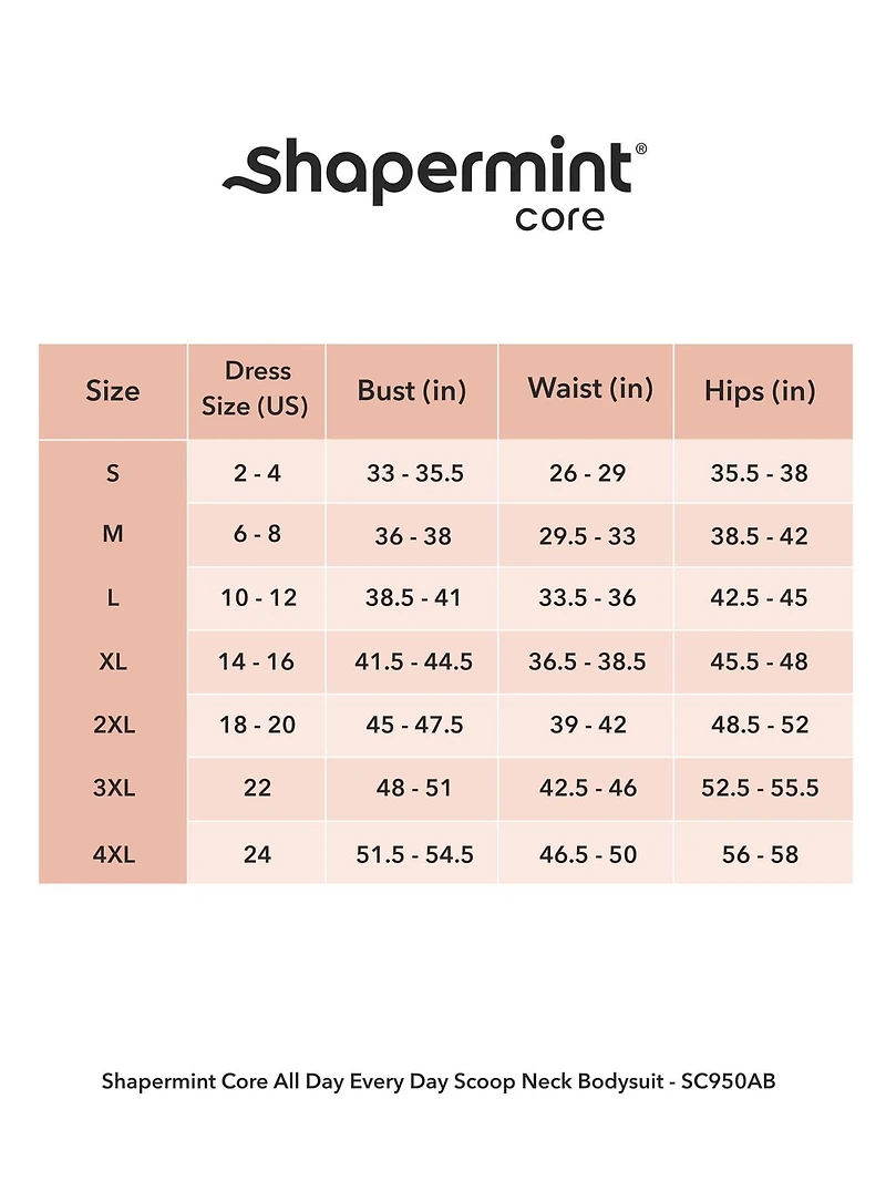 Shapermint Core Justaucorps Modelant – Gainant Sans Couture pour Femme avec Maintien Léger, Confort et Ajustement Naturel