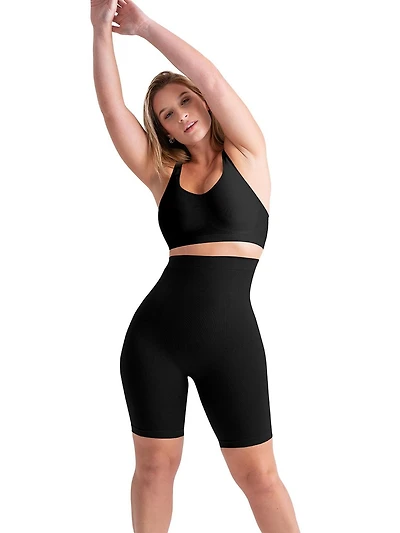 Shapermint Core Shapewear Shorts – Women’s High Waist Smoothing Shorts, Seamless Fit & Natural Body Shaper Support, Sizes S–4XL