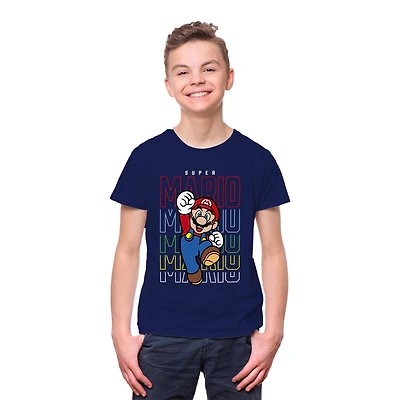 Super Mario Boys I Am Mario Short Sleeve T-Shirt