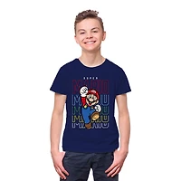Super Mario Boys I Am Mario T-shirt à manches courtes