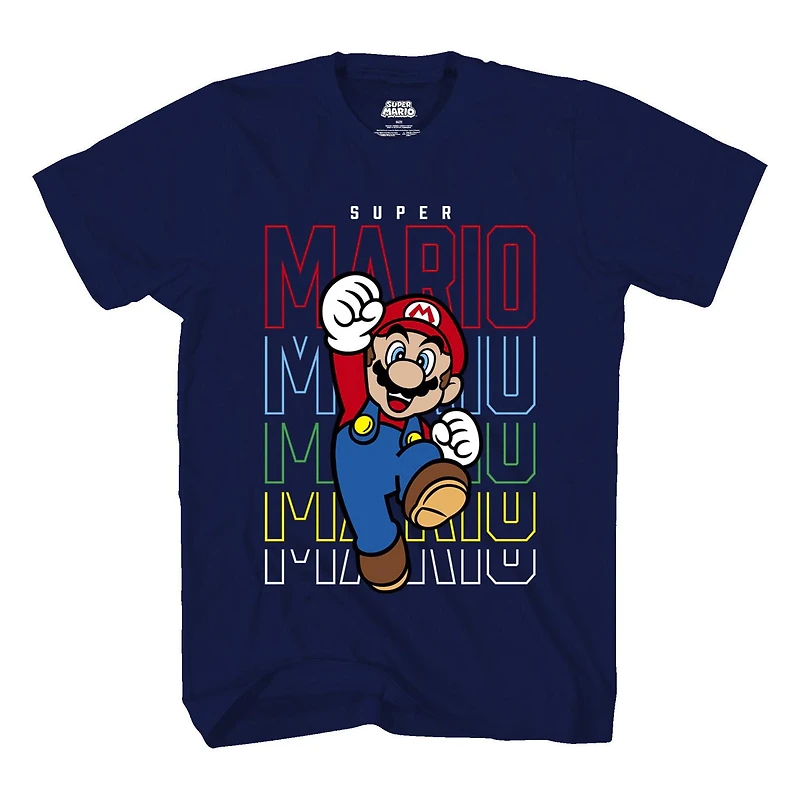 Super Mario Boys I Am Mario T-shirt à manches courtes