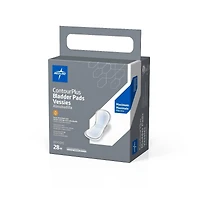 Medline Contour Plus Coussinet de contrôle de la vessie pour incontinence, maximum, 6,5" x 13,5", sac de 28