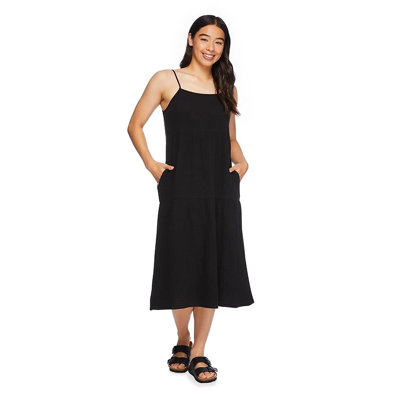 Wild Skye Women's Midi Tiered Dress