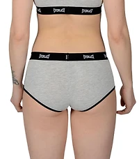 Everlast Lot de 4 sous-vêtements confortables en coton et élasthanne pour femme