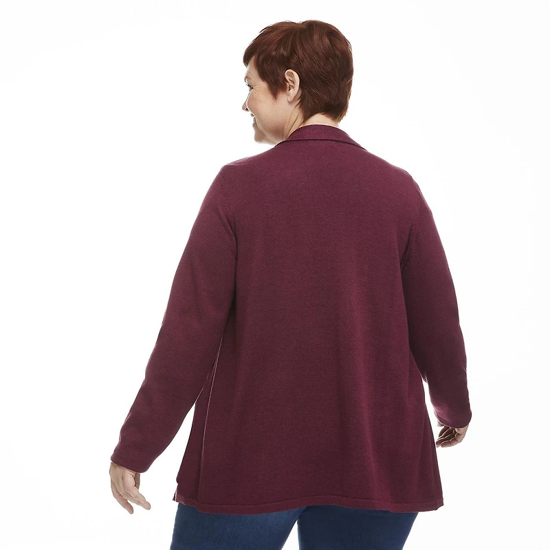 Penmans Plus Women's Asymmetrical Cardigan