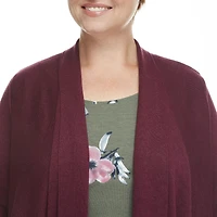 Penmans Plus Women's Asymmetrical Cardigan