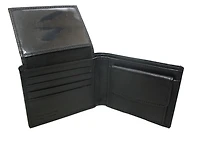 ASHLIN® DESIGNER | PORTEFEUILLE À 9 POCHETTES ALONSO POUR HOMMES, À SECTION RABATTABLE | Peau de vache toscane