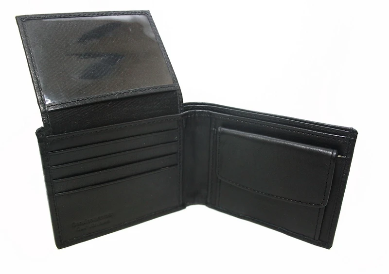 ASHLIN® DESIGNER | PORTEFEUILLE À 9 POCHETTES ALONSO POUR HOMMES, À SECTION RABATTABLE | Peau de vache toscane